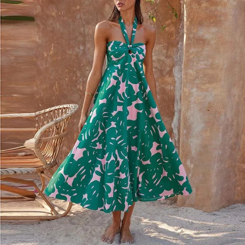 Middleton Summer Tropical Midi Dress