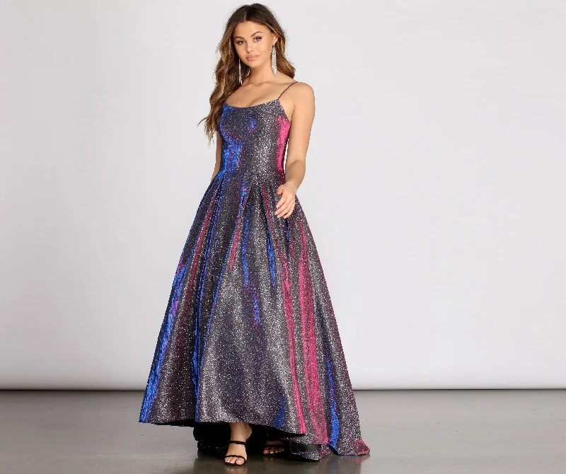 Anya Shining Glitter Ball Gown