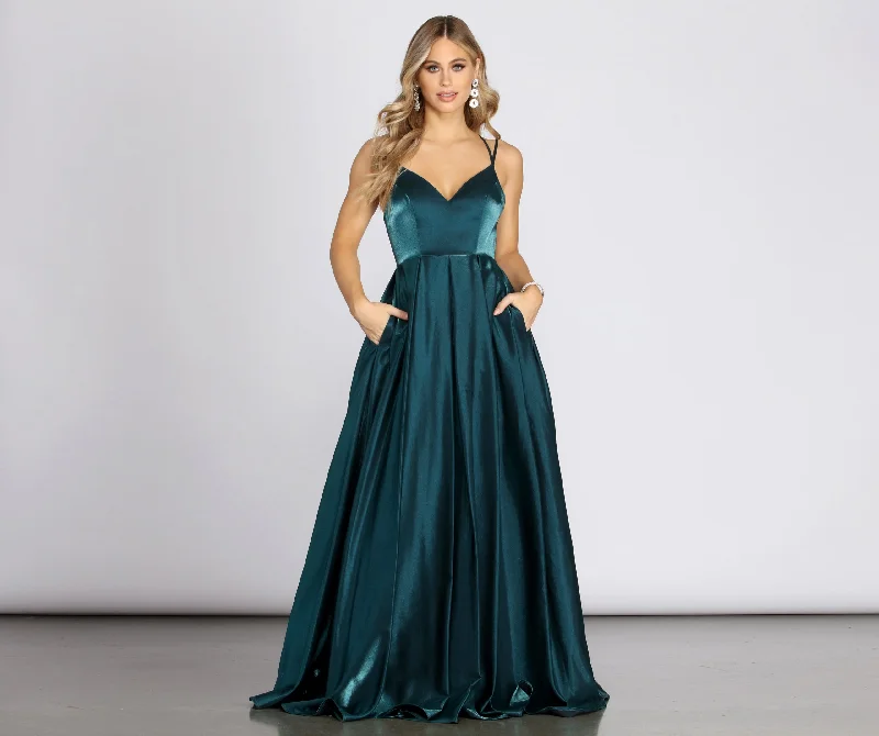 Lona Formal Cross Back Gown