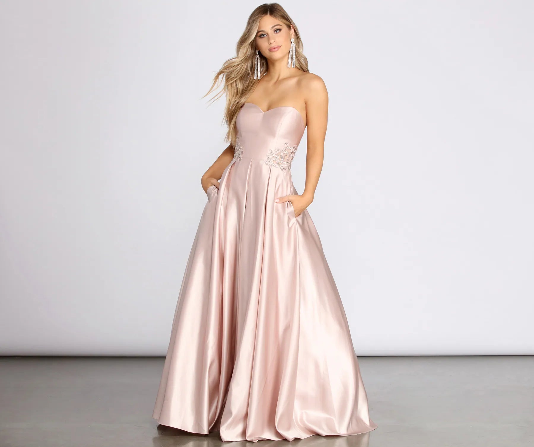 Nikita Strapless Sweetheart Ball Gown