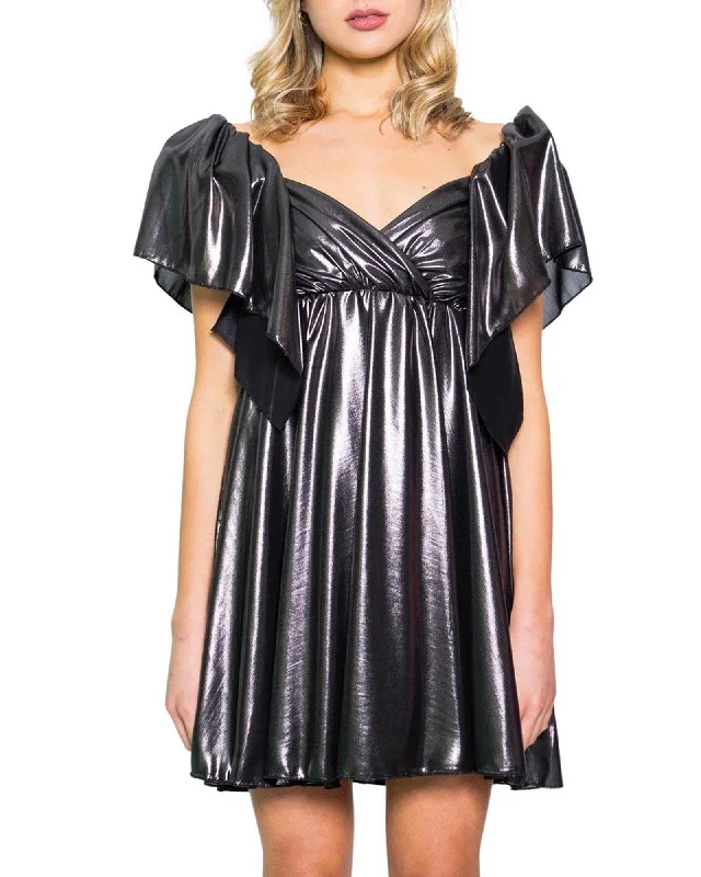 Aniye By Women's Metallic Cocktail Dress