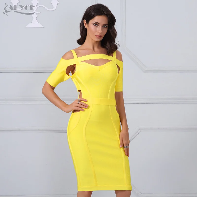 Cut Out Bodycon Mini Party Dress