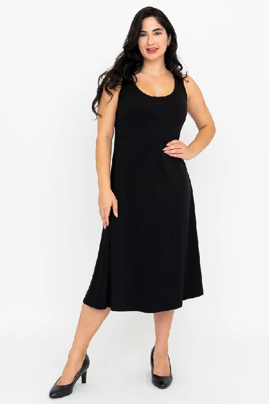 Becca Dress, Black, Bamboo