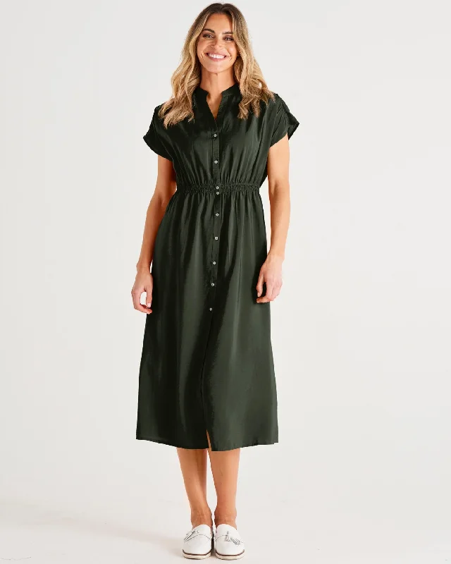 Betty Basics Simone Dress - Olive