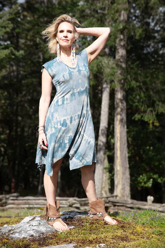 Buttercup Dress - shibori - 30% off