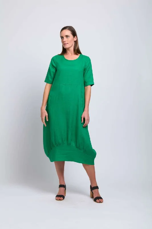 Eternal Youth Dress in Kelly Green CFO7899 by Foil