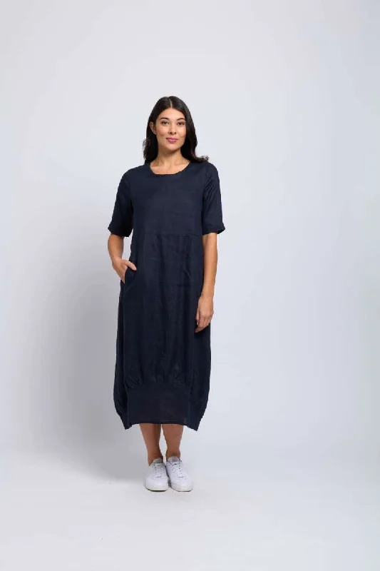 Eternal Youth Dress in Midnight CFO7899 by Foil