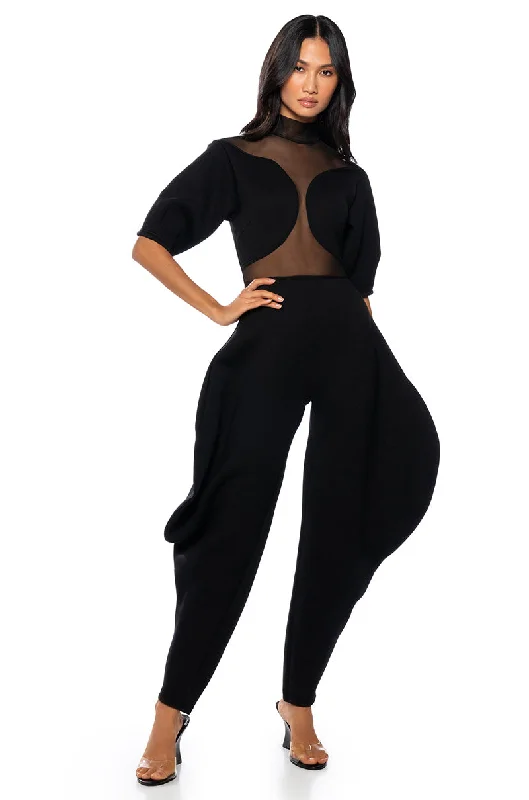 GENIE IN A BOTTLE MESH JUMPSUIT