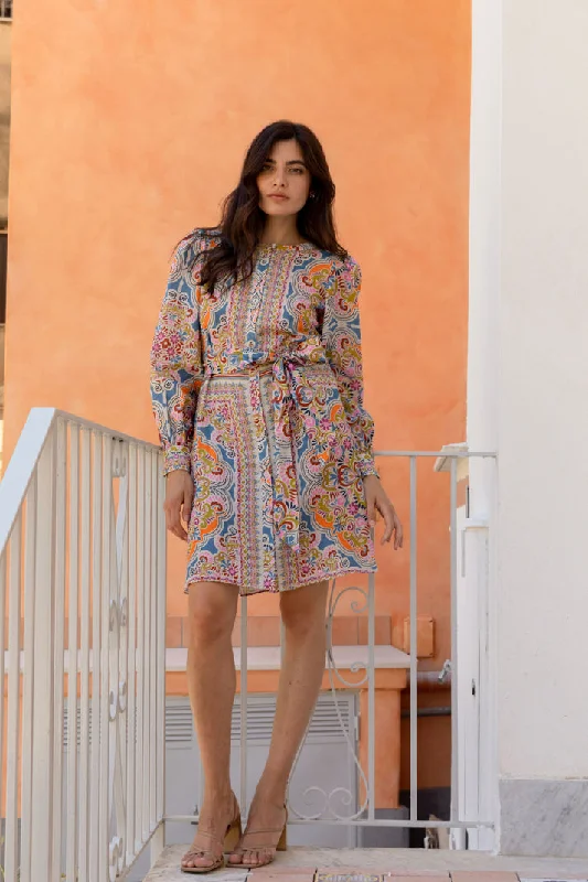 Kachel -  Ottavia Mini Shirt Dress