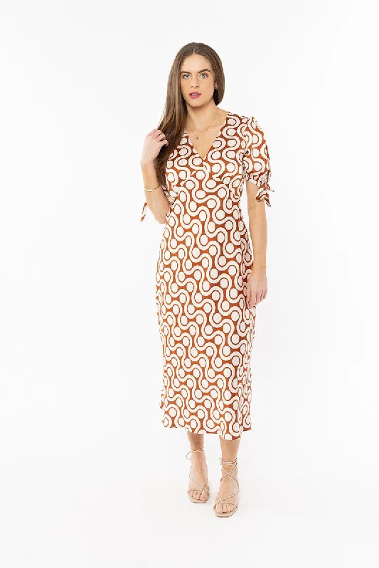 Lelia + Luca Smart Dress - Cinnamon