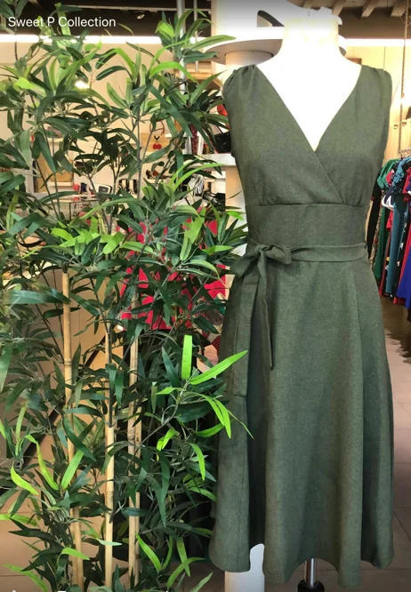 Marie Olive Dress