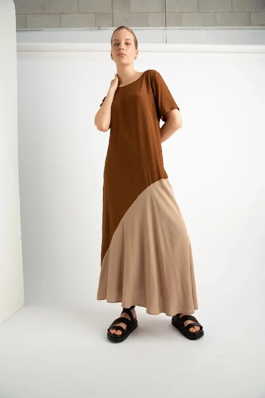 Traipse Dress - Chestnut