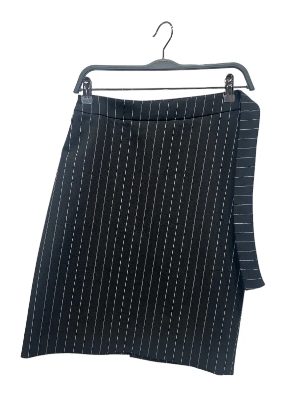 BALENCIAGA/Skirt/36/Stripe/Cotton/BLK/