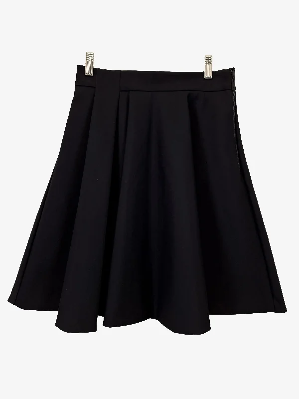 Cue Subversive Pleat Midi Skirt Size 8