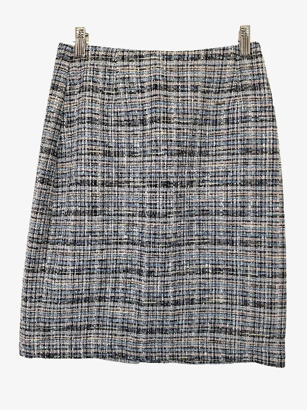 Review Pastel Blush Tweed Midi Skirt Size 8